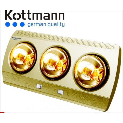 Đèn sưởi nhà tắm Kottmann 3 bóng K3B-H Đèn sưởi nhà tắm Kottmann 3 bóng K3B-H